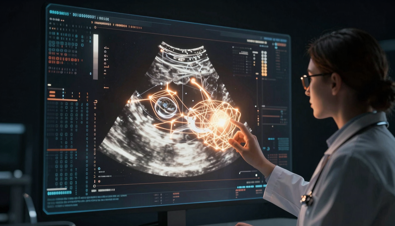 ИИ-анализ УЗИ BioticsAI Copilot: прототип, одобренный FDA, для пренатальной диагностики. Уменьшение ошибок, повышение точности.