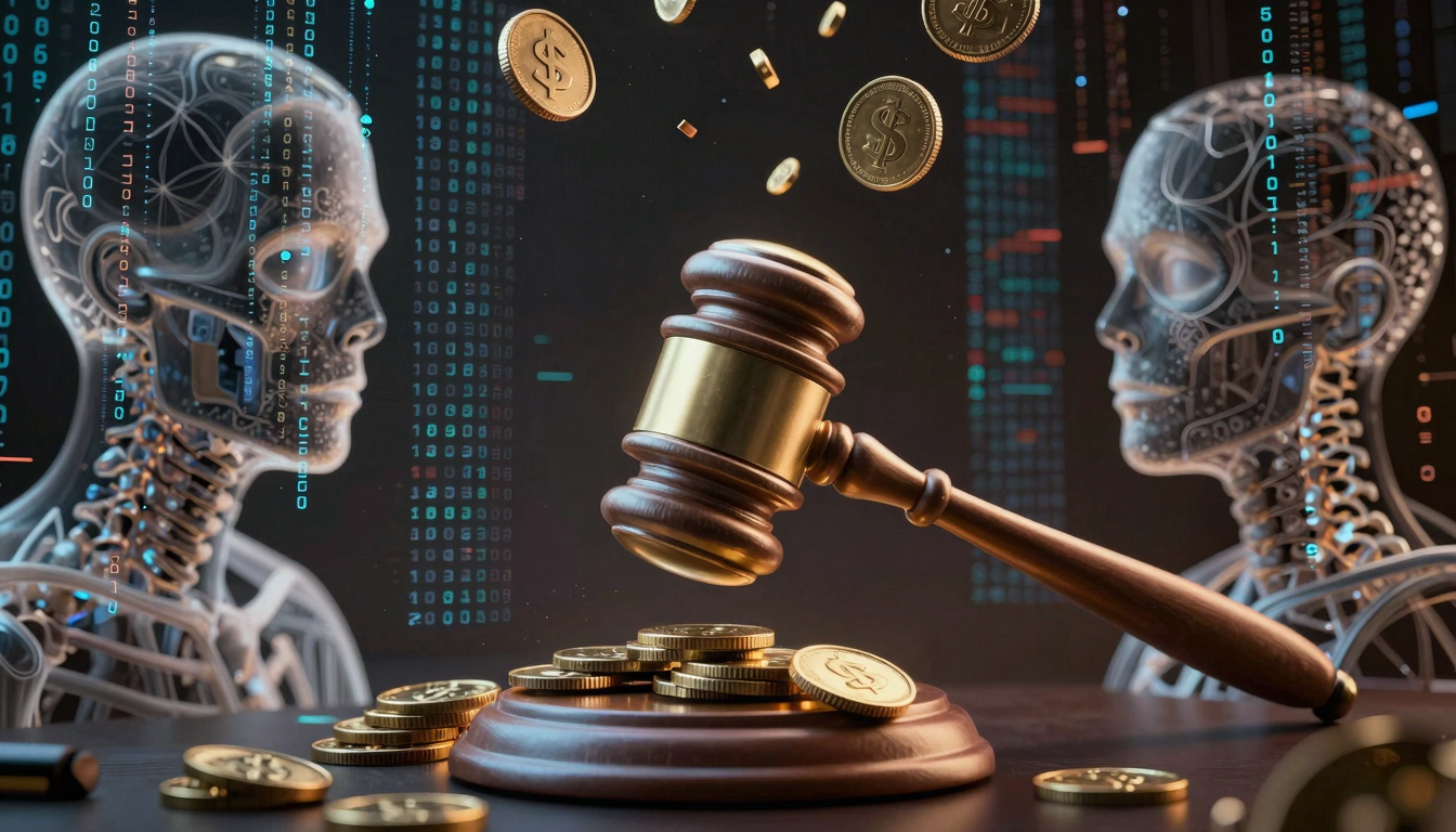 Изображение, символизирующее регулирование AI-контента: щит, блокирующий доступ к изображениям, надпись 'Take It Down Act', логотипы соцсетей.