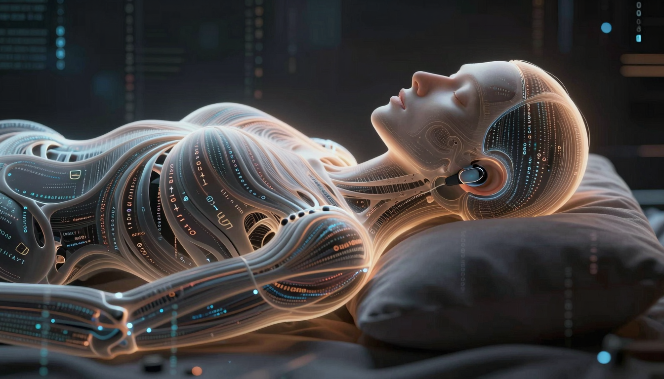 Наушники Dreambuds от SOND с AI-управлением сном, отслеживающие биометрические показатели для улучшения отдыха.