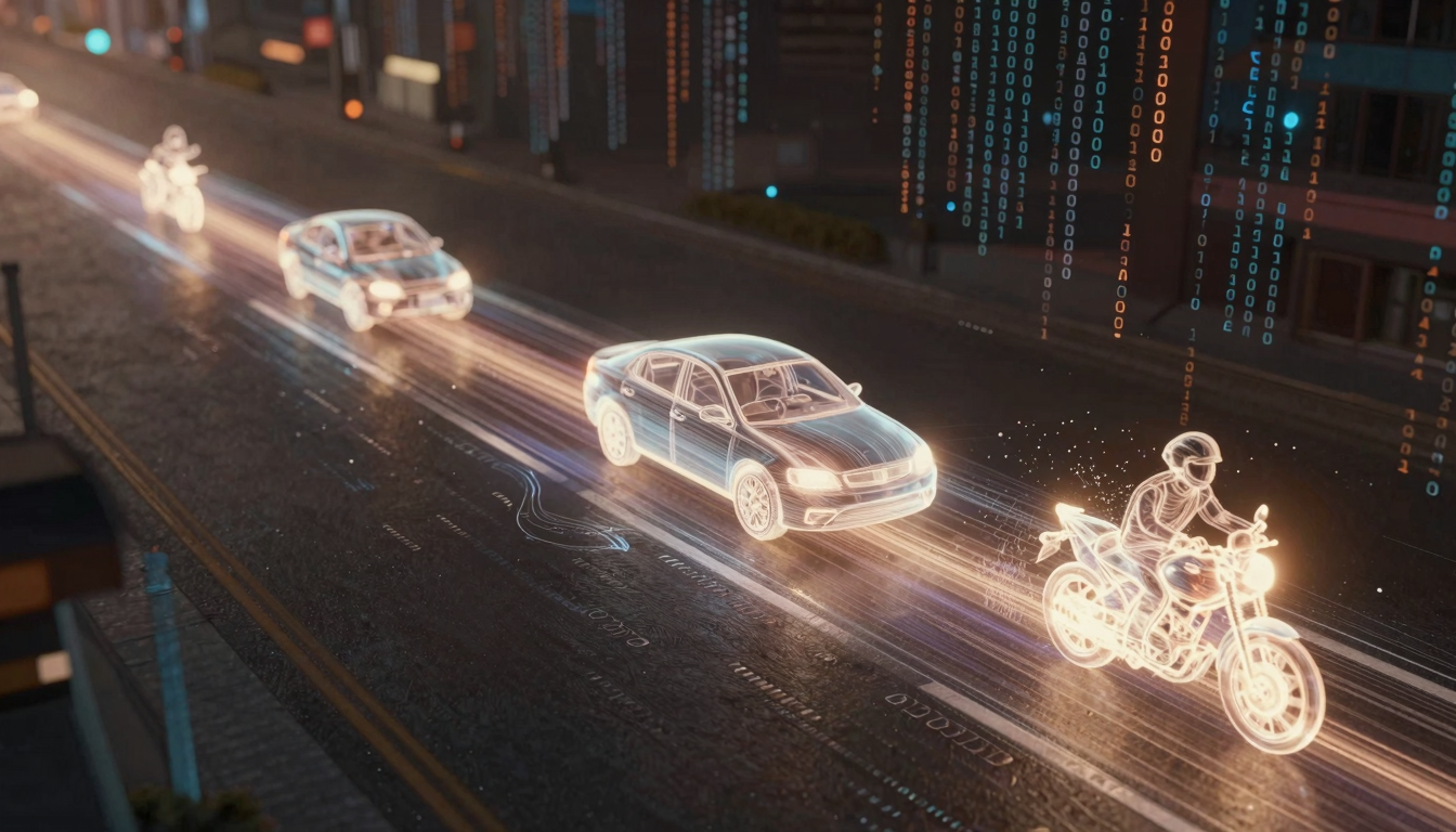 Интерфейс навигатора Waze с функциями Gemini AI для умного поиска и персонализации маршрутов