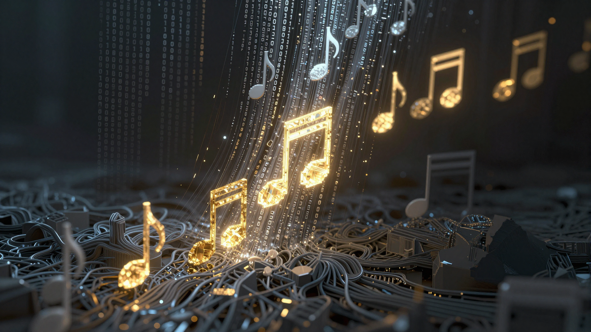 Борьба стриминговых сервисов Spotify и Deezer с низкокачественным AI-контентом и цифровым шумом в музыке