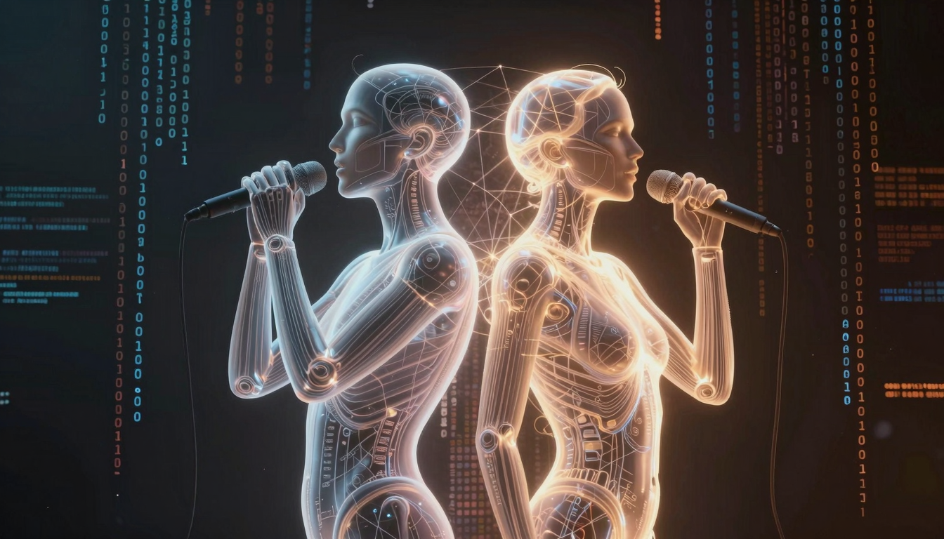 Логотип Spotify и иконка AI Persona для маркировки виртуальных артистов и борьбы с дипфейками
