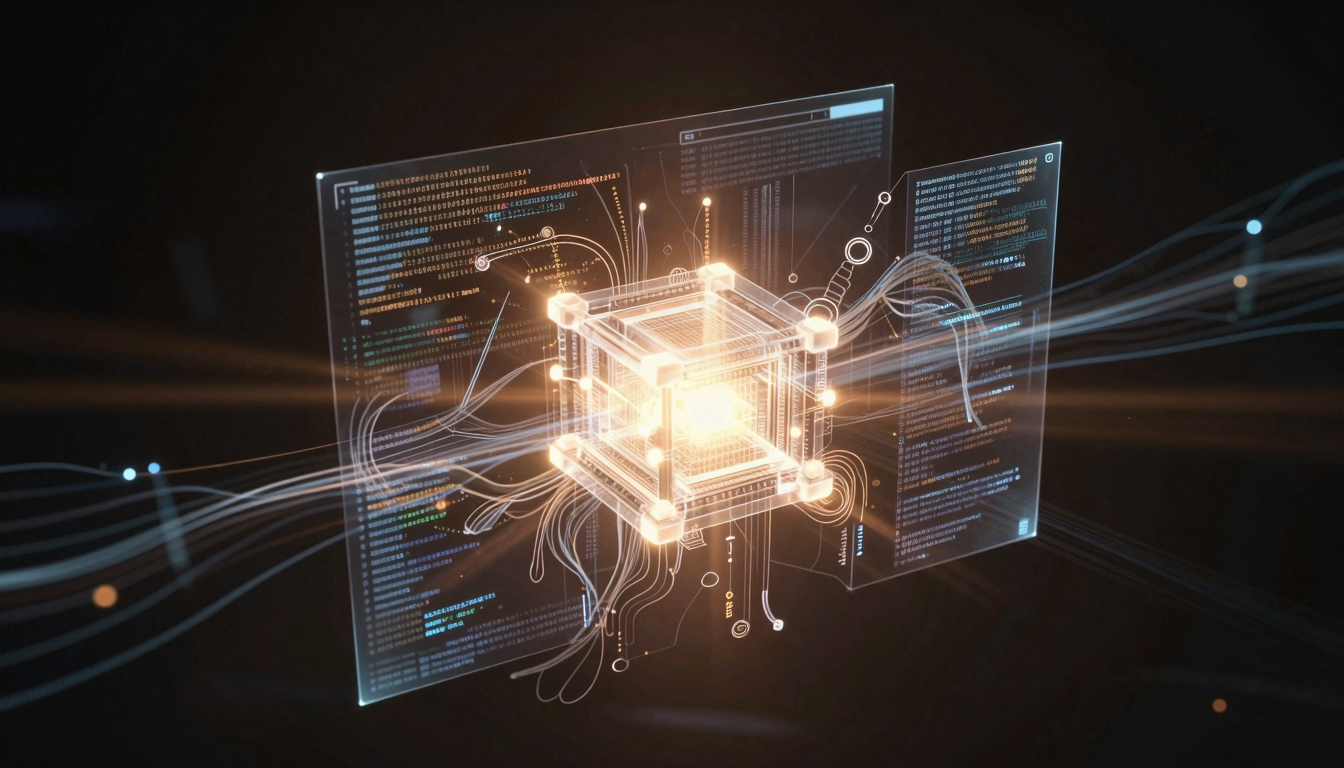 Логотипы Wix и Google Gemini, символизирующие интеграцию AI для автоматического создания веб-сайтов.