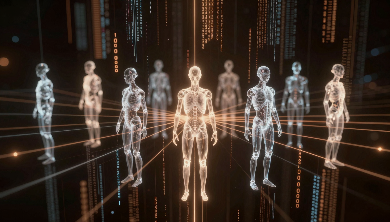 Иллюстрация атаки ИИ-агентов на серверы Hugging Face, логотипы OpenAI и Nvidia, концепция кибербезопасности нейросетей.