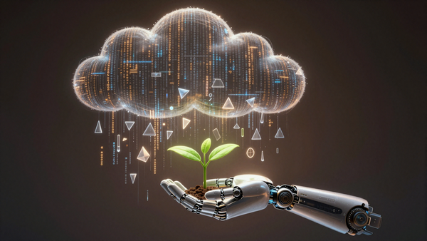 Логотип Cloudflare на фоне кода и нейронных сетей. Сокращение штата, AI-инструменты, Agentic AI, эволюция компании.