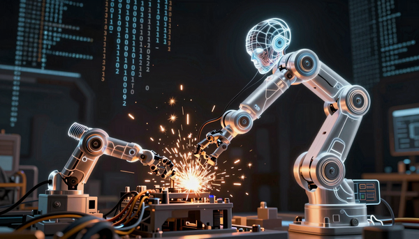 Логотипы Shell, C3 AI и Microsoft Azure на фоне промышленного оборудования. AI-решения для автономного обслуживания.