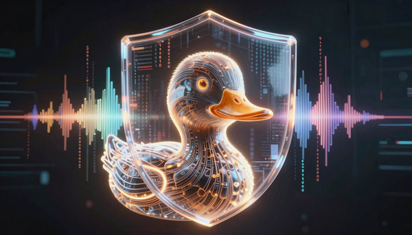 Интерфейс приватного голосового AI-чата Duck.ai от DuckDuckGo