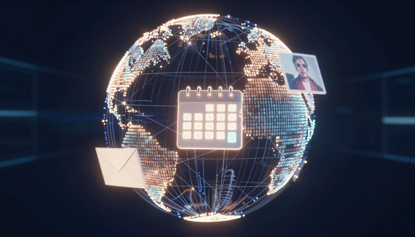 Интерфейс Google Search с функциями AI Mode и Personal Intelligence для управления календарем и почтой