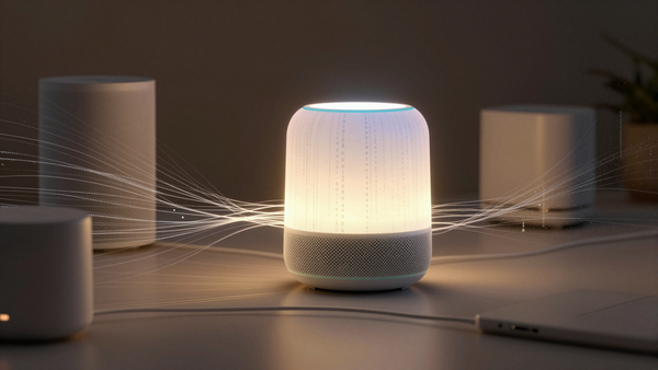 Умная колонка Google Home Speaker 2026 с интеграцией ИИ Gemini для управления умным домом
