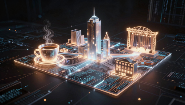 Интерфейс Google Maps с интеграцией AI Gemini для заказа еды и планирования маршрутов