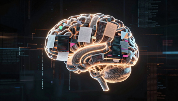 Логотипы Google и OpenAI на фоне интерфейса поисковой выдачи и графиков SEO-аналитики