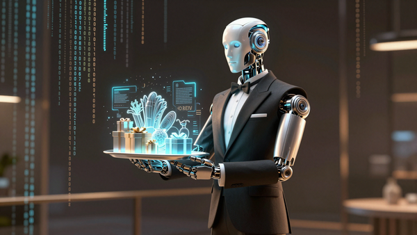 Смартфон с приложением Glovo и интерфейсом AI-помощника ChatGPT для умного подбора товаров