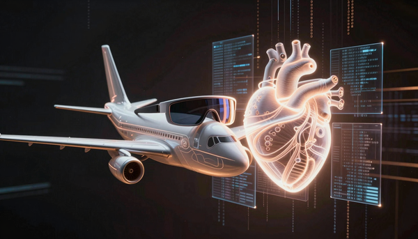 Коллаж: умные очки Meta, интерфейс Google Sheets с Gemini и электросамолет Heart X1