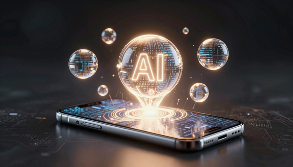 Интерфейс управления AI-агентами Google Halo на смартфоне Android Pixel 11 Pro с Gemini AI