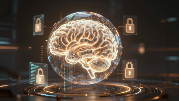 Логотип OpenAI и элементы цифровой защиты: безопасность новой флагманской ИИ-модели от кибератак